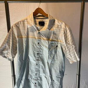 Marmot Men’s Blue Striped Short Sleeve Shirt